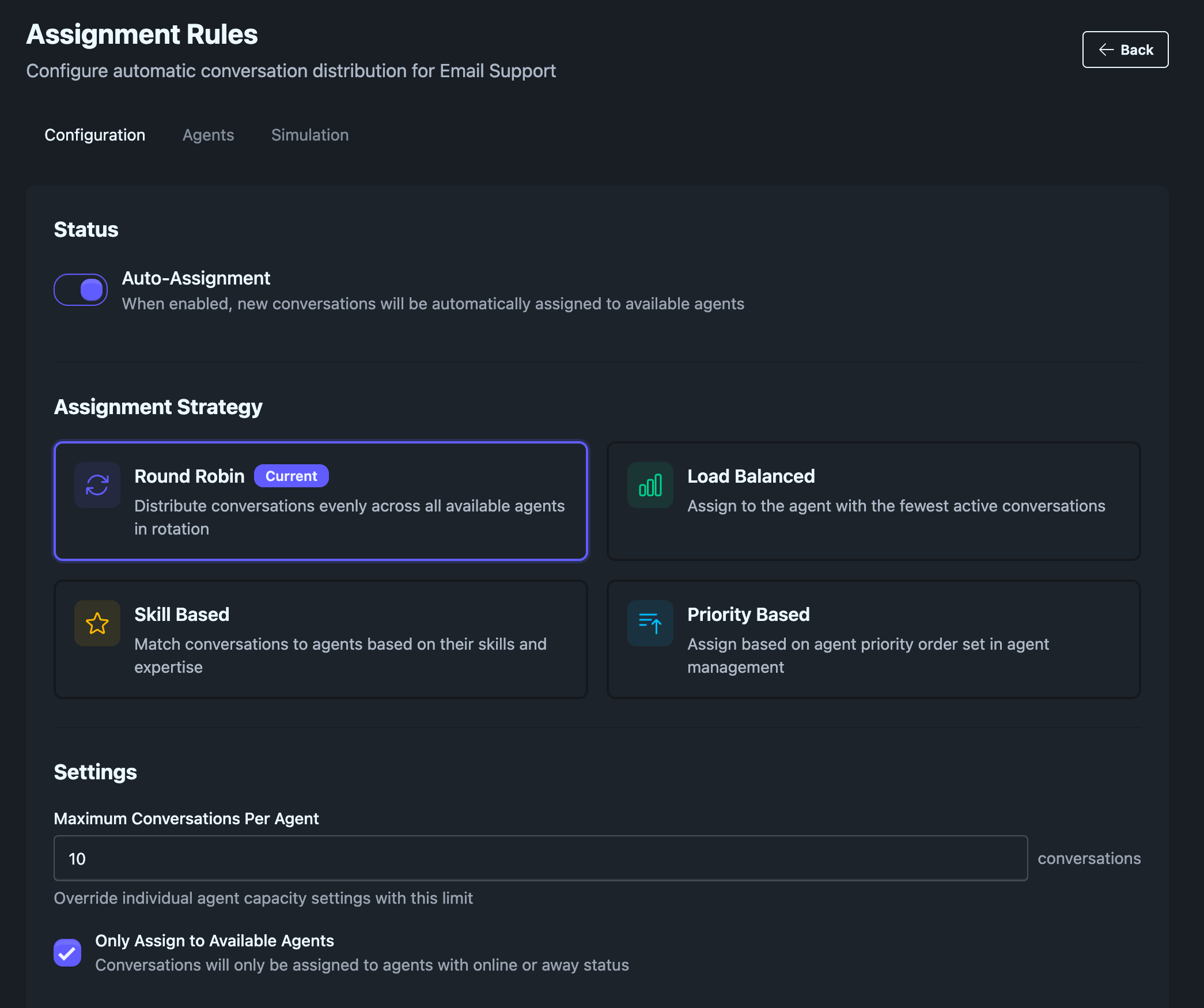 Smart Routing Dashboard